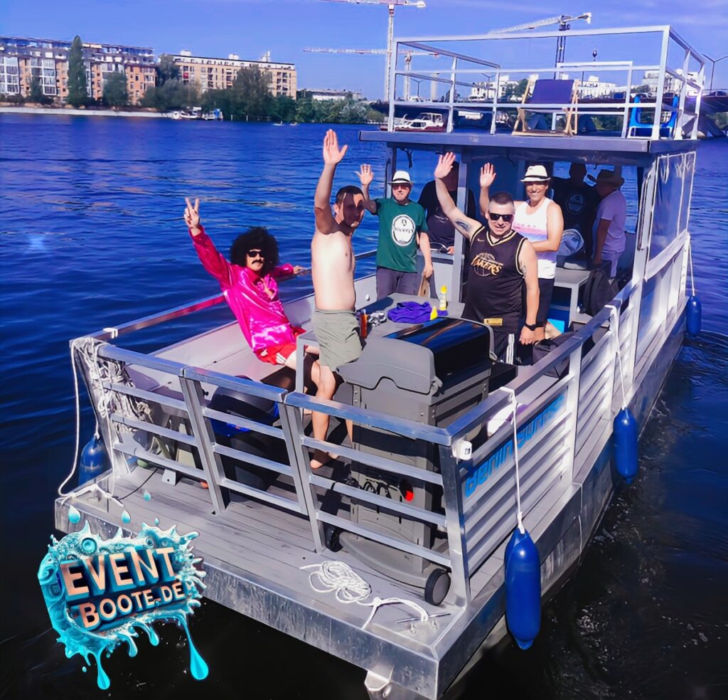 Junggesselenabschied Partyboot mit Grill in Berlin JGA bri eventboote.de